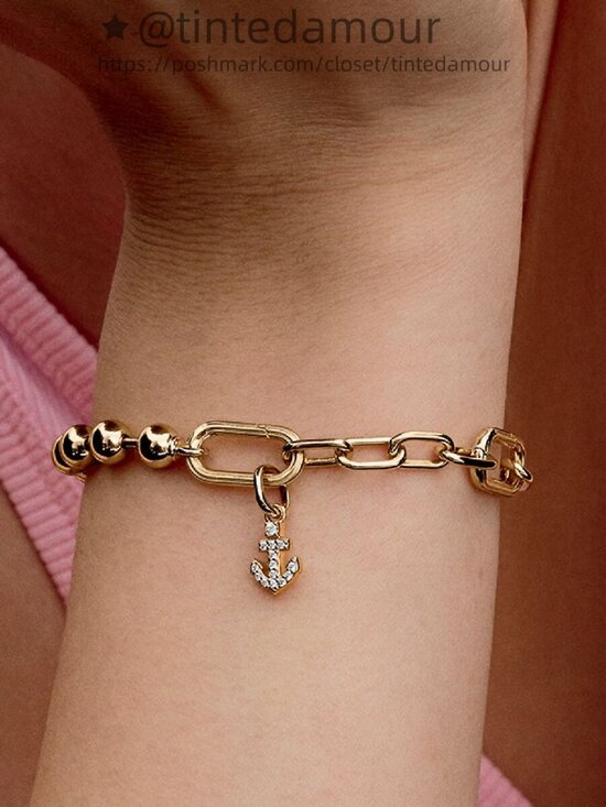 Pandora Pandora ME Anchor Mini Dangle Charm - Picture 2 of 2